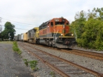 Eastbound CSX Q300 heads for its terminus at Oak Island